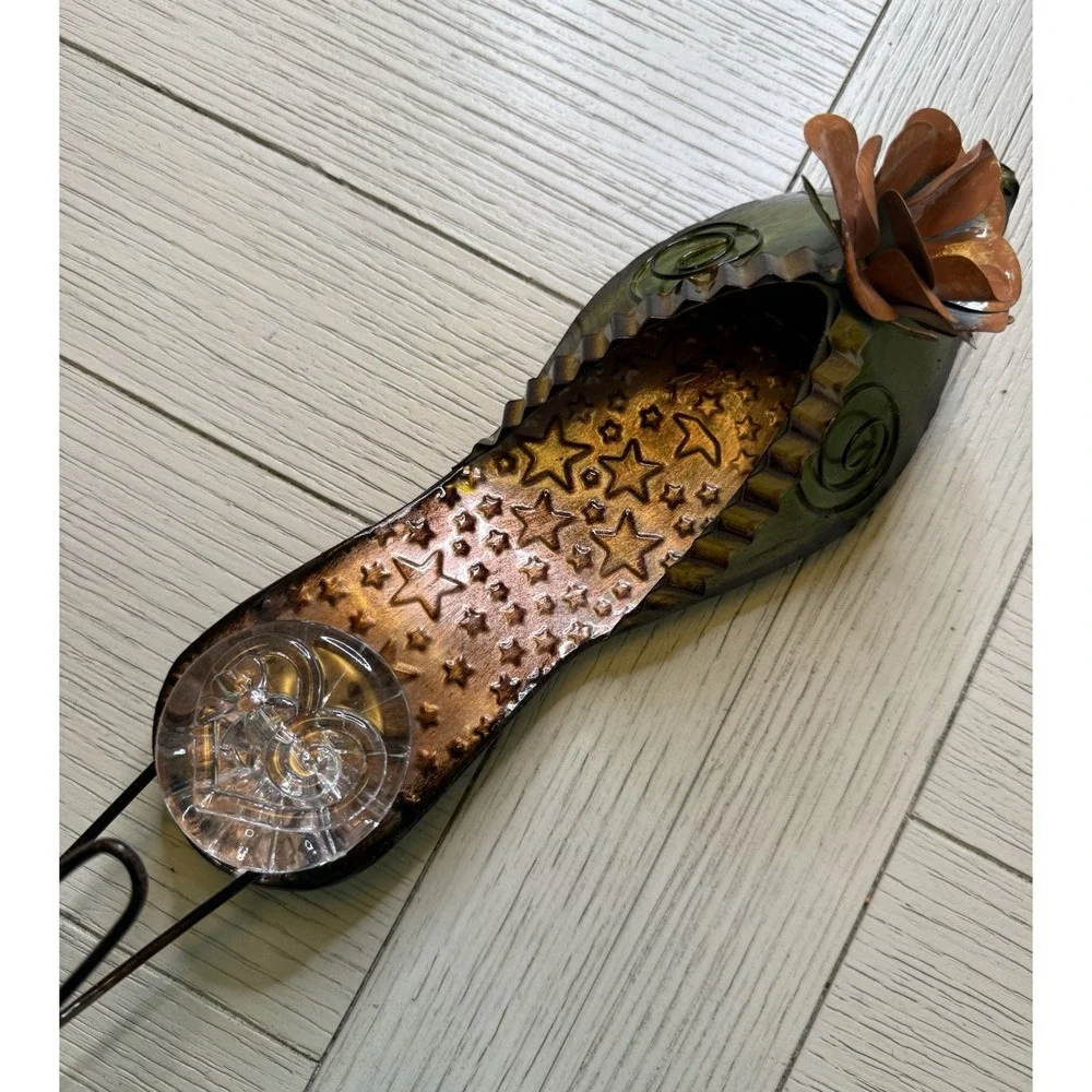 Decorative Metal Coat Clothes Hook Ladies Shoe Multicolor Approx 13